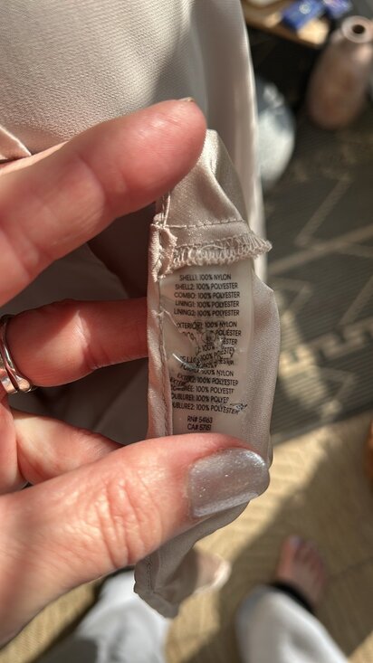 Calvin Klein Women’s Beige Sleeveless Halter Sheath Dress Size 4 Sequins - Picture 7 of 9